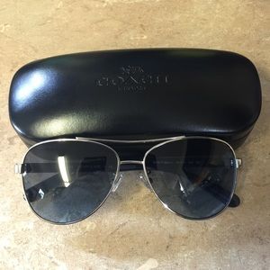 Coach aviator sunglasses